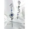 """Árbol de Fuego Flor Plateada"" Francés Romántico Concha Lujo Accesible Elegante Exquisito Nicho Aretes Aretes Sin Perforación Pinzas para Orejas"""