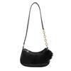 Bolsa de Ombro Fashion Estilo Coreano 2024 Primavera e Verão Nova Casual Simples Elegante Tendência Rosto Brilhante Para o Trabalho Bolsa Heymoon