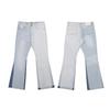 Al por mayor transfronterizo Galería Dept nuevos pantalones vaqueros microcosidos de empalme pintados a mano con costuras de tinta lavada, combinables para hombre