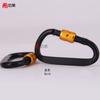 Hebraico 7#D Squash Lock Colorido Porca de Liga de Alumínio Material Porca Rotativa Travamento Montanhismo Fivela ao ar livre