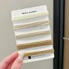 Gomas para el pelo cubiertas de cuero para mujer, diseñadas para no apretar ni dejar marcas en el cabello, scrunchies negros, gomas elásticas para el pelo para niños, alta elasticidad, gomas para el pelo duraderas