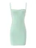 Vestido corto de vendaje sexy sin espalda de color sólido ajustado versátil para mujer, comercio exterior europeo y americano, transfronterizo Amazon