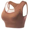 Sutiã Esportivo Personalizado de Alta Intensidade para Mulheres com Bojo Fixo à Prova de Choque para Corrida e Anti-Queda Push-Up Sutiã para Yoga