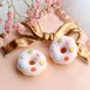 Resina Cura Donut Food Play Acessórios DIY Creme Phone Case Material Acessórios para o cabelo infantil Acessórios para brincar