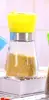 Oferta Especial Vidrio para Condimentos Cocina Molinillo Manual de Pimienta Molinillo de Acero Inoxidable Almacenamiento de Pimienta Botella para Condimentos Polvo