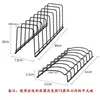 Escurridor de Platos Grueso de Acero Inoxidable Estante para Platos de Cocina Estante de Almacenamiento para Tazones y Platos Almacenamiento Doméstico Estante para Tazones Estante para Palillos Cubiertos