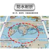 Mapa de Referência Rápida da História Mundial da China Versão de Mesa Dupla Face 43*28.5CM Material PVC