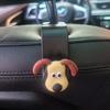 Carro traseiro cabeça cão 3d 3d adesivos de silicone gancho de carro carro multi-assento gancho de carro assento traseiro assento gancho