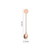 Colher de café de aço inoxidável 304 colher de mexer marca redonda colher de cabo longo colher de gelo estilo estrela colher colher colher colher bastão de mexer colher