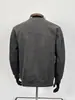 Top Básico de Color Sólido con Letras y Cuello Redondo Otoño e Invierno Nuevo Suelto Casual Camisa de Manga Larga Sudadera Microelástica para Hombre Beige
