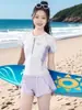 Nuevo Traje de Baño para Mujer 2026 Dos Piezas Conservador Cubre Vientre Adelgazante Chica Cubre Defectos Playa Costa Traje de Baño Baño Termal