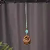 Sándalo Verde Linda Marmota Cadena para Teléfono Móvil Colgante Personalizado Colgante Pequeño Creativo Bolsos Colgantes Decorativos para Mujer Manualidades