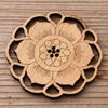 Posavasos Decorativo para Mascota de Té Base de Tetera de Cobre Soporte para Tazas Esterilla Aislante de Cobre Accesorios de Juego de Té Kung Fu de Lujo de Aleación Retro