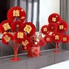 Pegatinas de palabras felices de boda abanicos de papel hechos a mano flores boda decoraciones de sala de bodas diseño decoración colección de suministros de boda suministros festivos