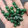 Contas Cilíndricas de Calcedônia Ágata Tipo Gelo, Contas Soltas de Jade, Contas Pontiagudas de Ágata Vermelha, Amarela, Azul, Verde, Preta, Acessórios para Pulseira