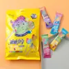 Dulces Botanas Mono Feliz Paleta de Caramelo Dos Colores Doble Capa Dulce de Celebridad de Internet Dulce Infantil Artículos de Año Nuevo Dulce de Boda Caramelo Duro Caramelo Blando