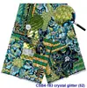 Tela Nueva de Algodón Estampado de Cera Imitación Africana Ankara con Diamantes Pequeños, Tela para Ropa Estampada con Cera Dorada para Exportación al por Mayor