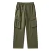 Control de Precios 99Pantalones de Trabajo para Hombre Estilo Americano Marca de Moda Ajuste Holgado Frescos Multibolsillos Verde Militar Pantalones Jogger Moda para Todas las Estaciones