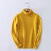 Outono e Inverno Camisola de Caxemira Infantil Gola Tartaruga Pullover Sweater Cashmere Masculino e Feminino Mesma camisa de malha de malha de lã pura