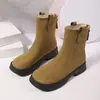 2026 Comercio Exterior Transfronterizo Botas Martin Botines Suela Blanda Moda Británica Nueva Tendencia Suela Gruesa Ajustada Elegantes Botas Chelsea