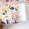 Sailor Moon Desenho Animado Fofo Gato Preto Adesivos Decorativos Adesivos para Nail Art Populares de Alto Valor DIY Adesivos para Tablet Celular