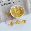 Cuentas Redondas de Acrílico 16mm Perforación Lateral Alta Transparencia Agujero Asimétrico Cuentas Moda Hecho a Mano Materiales para Joyería DIY Cuentas Sueltas Accesorios para Joyería