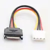 Cable de Alimentación Sata a Ide Cable de Alimentación Sata a Doble Ide Pin de Alimentación Macho a Cable de Alimentación de Pin Grande
