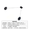 Avión modelo control remoto ala fija DIY alambre de acero tren de aterrizaje delantero y trasero avión flotante tablero KT tablero mágico F3P mini ligero pequeño