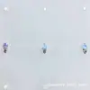 Aretes de Titanio ASTMF-136 Aleación Super Pequeños Ópalo Cacahuete Pequeño G23 Titanio Rosca Interna Joyería de Cabeza para Piercing Labret