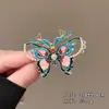Broche Borboleta de Metal, Acessório de Nicho de Luxo de Alta Qualidade, Corsage Retro Fashionável, Alfinete de Roupa, Joia Anti-Exposição