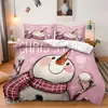Temu Conjunto de Roupa de Cama de Três Peças de Natal Boneco de Neve de Natal Rena Decoração de Casa Conjunto de Roupa de Cama de Três Peças Pode Ser Enviado Jit