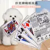 Brinquedo sonoro para animais de estimação para aliviar o tédio, brinquedo para cachorro com papel amassado e simulação de jornal, brinquedo de morder durável para cães e gatos