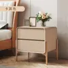 Mesa de cabeceira de ardósia em madeira maciça, pequeno armário lateral moderno e simples para quarto, armário de armazenamento, estante minimalista