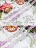 Encaje Glicina Iris Accesorios Bordado Pesado Bordado Manga Cuello Dinastía Han Borde de Cortina de Organza DIY
