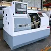 Torno CNC pequeno CK6130 Torno CNC Mesa plana Corte de metal Torno CNC 6132 Mini torno