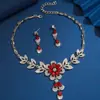 Collar y Pendientes de Joyería de Perlas Europeos y Americanos Juego de Dos Piezas de Alta Gama Accesorios para Vestido de Novia Boda Comercio Exterior Exclusivo Transfronterizo