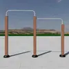Outdoor Plastic Wood Fitness Equipment Set Idosos Esportes Comunidade Parque ao ar livre Praça Fitness Caminho Walking Machine