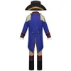 Halloween Europeo y Americano Presidente Washington Disfraz Simplificado de Cosplay para Niños Vestido Retro Medieval Disfraz de Performance Escénica