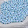 Cuentas Semilla Acrílicas Populares de 6 mm para Accesorios de Collares, Suministro Directo del Fabricante, Cuentas de Joyería DIY Japonesas y Coreanas Estampadas Transparentes, Cuentas Espaciadoras