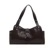 Colección Otoño 2026: Bolso Retro Debajo del Brazo, Color Sólido, Estilo Coreano, Bolso de Mano Único, Bolso de Hombro de Moda y Elegante para Mujer