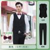 Estilo ocidental Verão Melhor Homem Roupas Irmãos Grupo Roupas Terno Vestido Colete Branco Camisa Noivo Terno Tamanho Grande Cinta