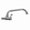 Grifo Vertical Universal Giratorio de Cuello Largo para Agua Única Fregadero de Cocina Fregadero para Verduras Purificación de Agua Grifo de Agua Fría Única