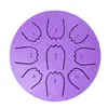 Fabricante Original Tambor Etéreo de 9 Tonos de 4 Pulgadas Tambor de Lengua de Acero Tono C Instrumento de Percusión para Niños Estudiantes Tambor Olvidadizo Tambor Etéreo