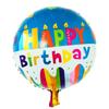 Transfronteiriço 18 polegadas redondo coração cinco estrelas desenho animado inglês animal bebê feliz aniversário cena layout balão atacado