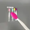 Cepillo Maquillaje Doble Cara Personalizado Puntos Negros Cepillo Labios Silicona Cepillo Facial Palo Limpiador Punta de Nariz Ala de Nariz Herramienta de Belleza Cuidado de la Belleza