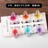 Presilha de Cabelo Flor Roxa Estilo Nicho Europeu e Americano, Grampo de Cabelo Flor de Ovo Fofo, Acessório de Cabelo Elegante Presilha Tubarão