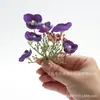 Explosões de comércio exterior requintadas cabeças de flores artificiais roxas multiestilo flor para grampo de cabelo DIY flor parede de flores para casamento acessórios de decoração