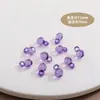 Verão Vidro Facetado Roxo Uva Acrílico Pingente Pingente DIY Joias Feitas à Mão Brincos Acessórios Material