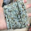2 * 3mm Olho de Tigre pedra ágata redondo espaçador contas soltas azul padrão ágata DIY acessórios de jóias frisado lote de produtos semi-acabados
