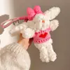 Presentes Pequenos e Requintados para Exposições e Eventos, Chaveiro Pingente Shirley Rose, Boneca de Pelúcia, Acessório de Bolsa para Mulheres